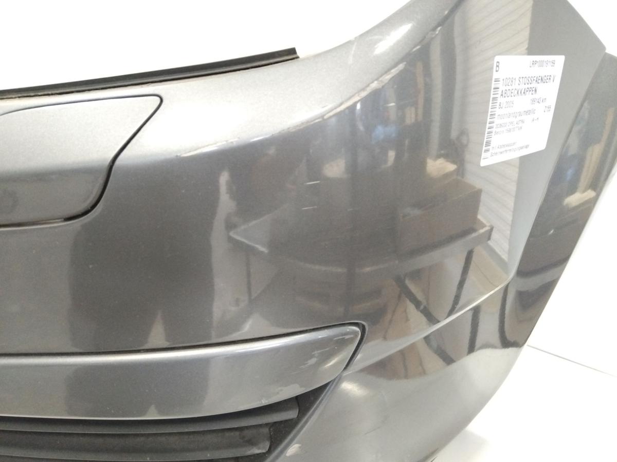 Opel Astra H orig. Stoßstange Stossfänger vorn moonlandgraumetallic Z155 BJ2005