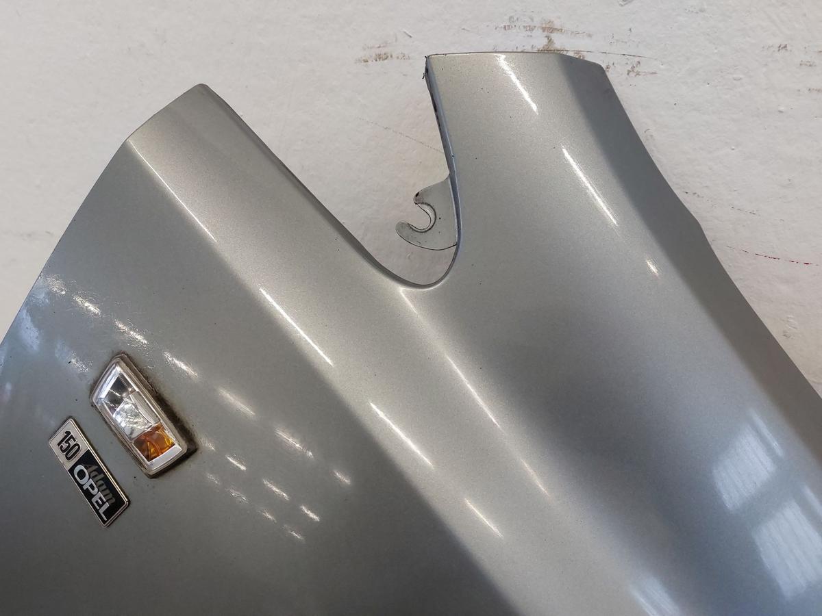 Opel Corsa D Kotfl&uuml;gel vorn rechts Beifahrerseite GEV silberseemetallic 06-14