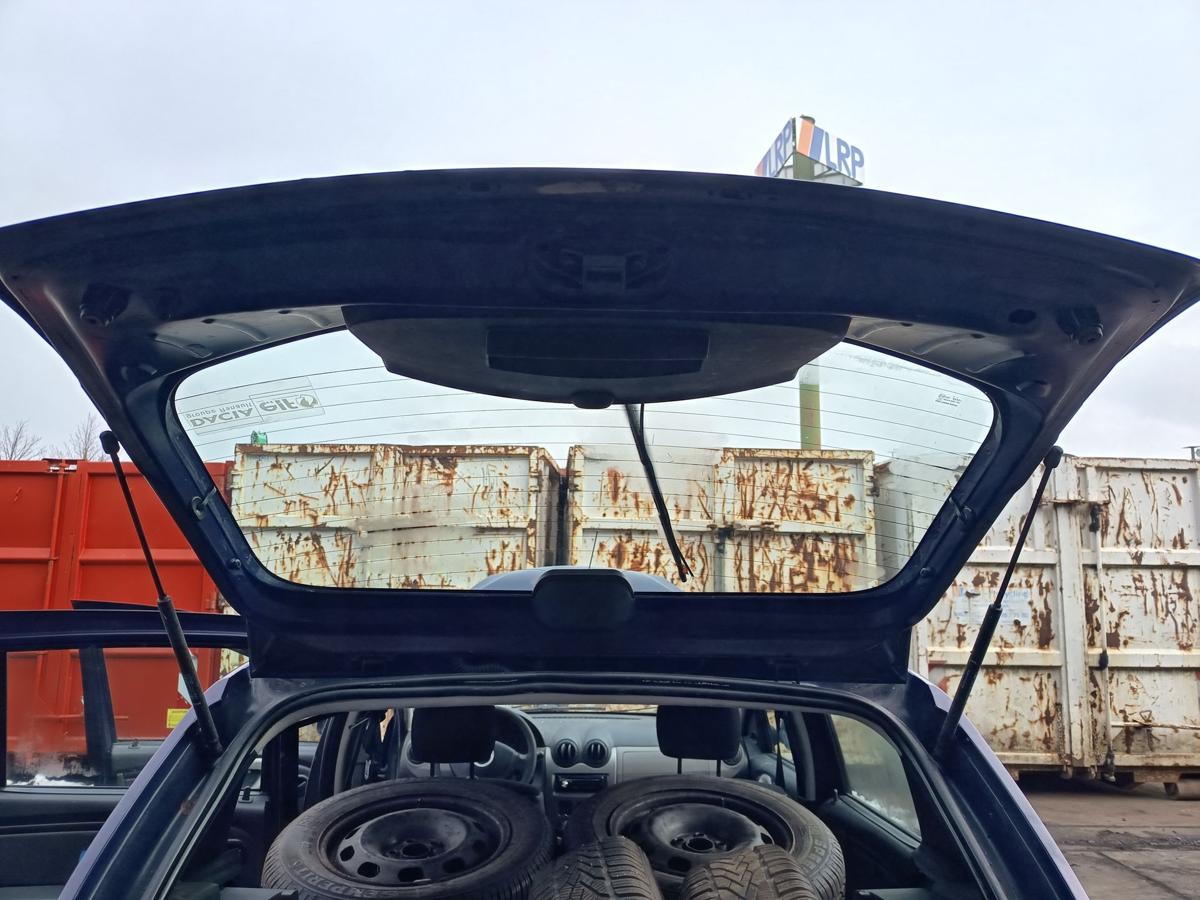 Dacia Sandero 1 original Heckklappe mit Scheibe 61H Blue marine Bj 2009