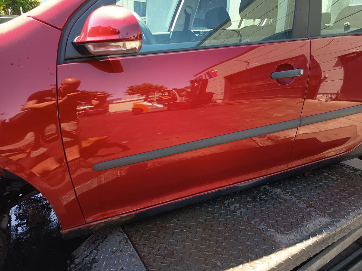 VW Golf V 5 orig Tür vorn links 5-türer Fahrertür LA3W Red Spice met. Bj 2004