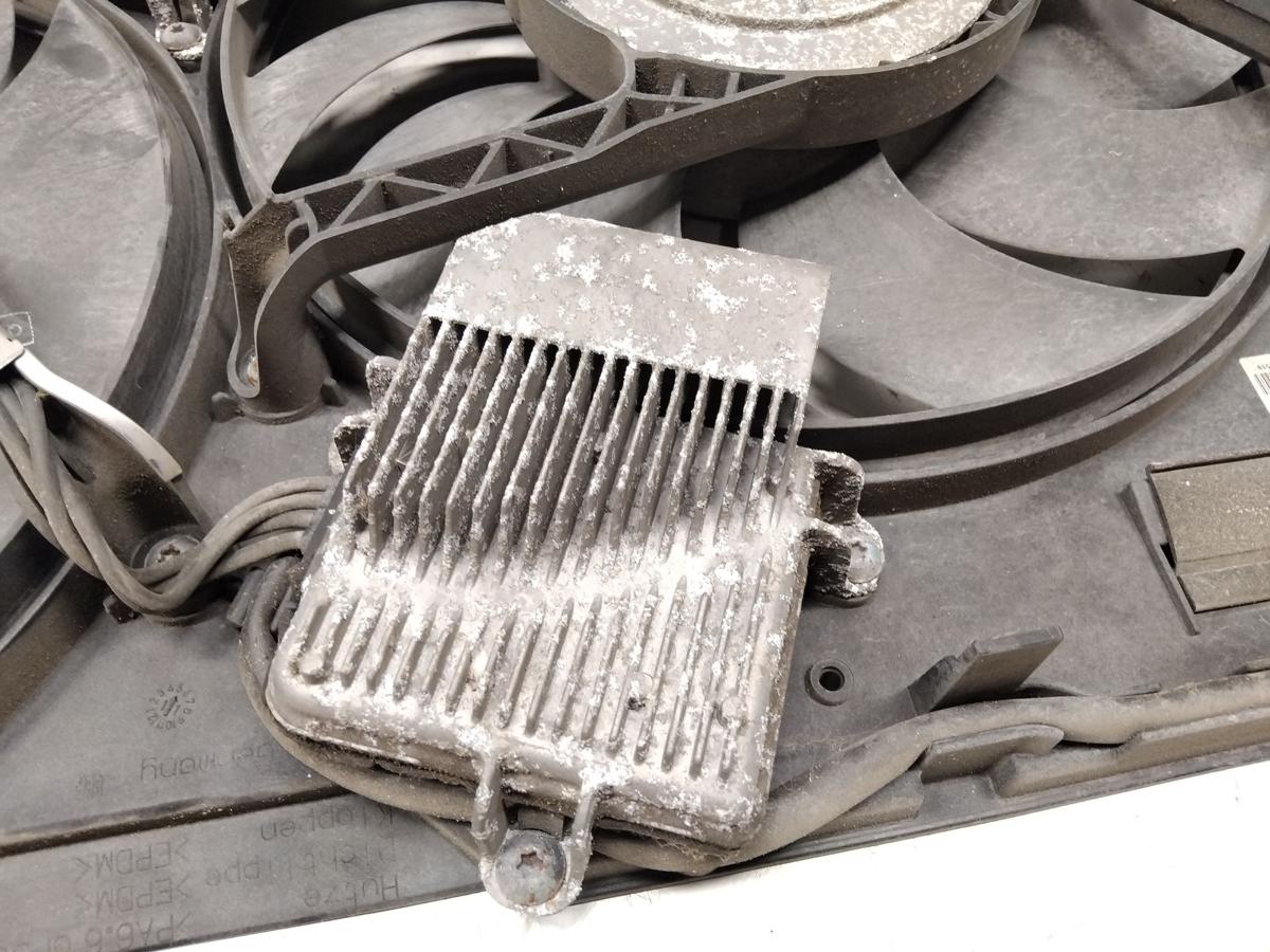 VW Phaeton GP3 original Elektrol&uuml;fter mit Zarge 4.2FSI 246kw BJ2011