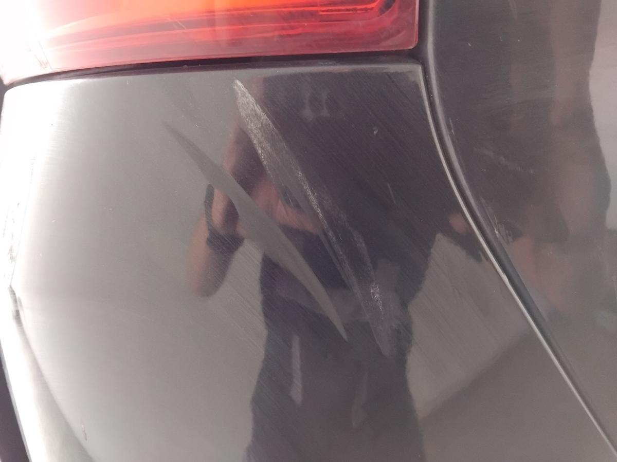 Ford Grand C-Max orig Sto&szlig;f&auml;nger Sto&szlig;stange hinten mit PDC BJ2012 Pantherschwarz