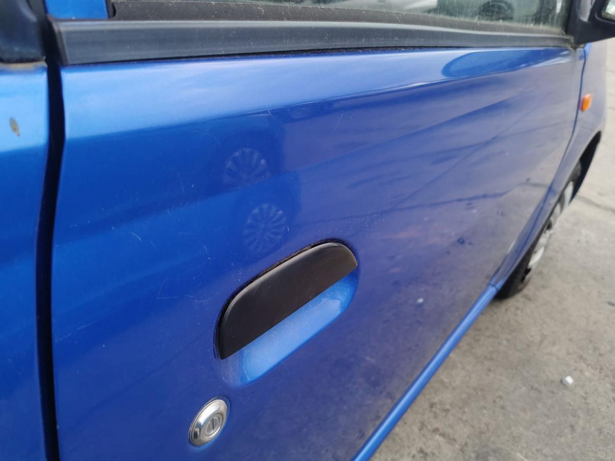 Daihatsu Cuore 251 Fahrertür Tür Autotür Rohbautür vorn rechts B51 Blue Perl met