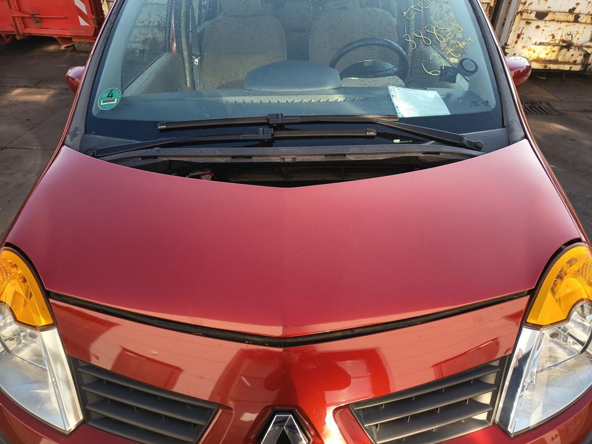 Renault Modus original Motorhaube Deckel vorne TEEB76 Rot Baujahr 2005