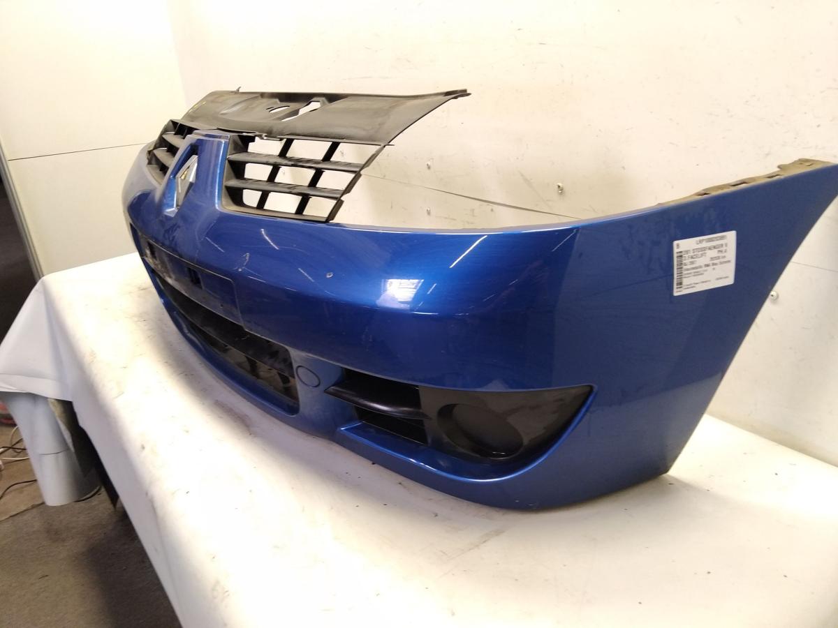 Renault Clio 2 Phase 4 Campus original Sto&szlig;stange Sto&szlig;f&auml;nger vorn BJ2007 RNA Bleu Extreme Nacre