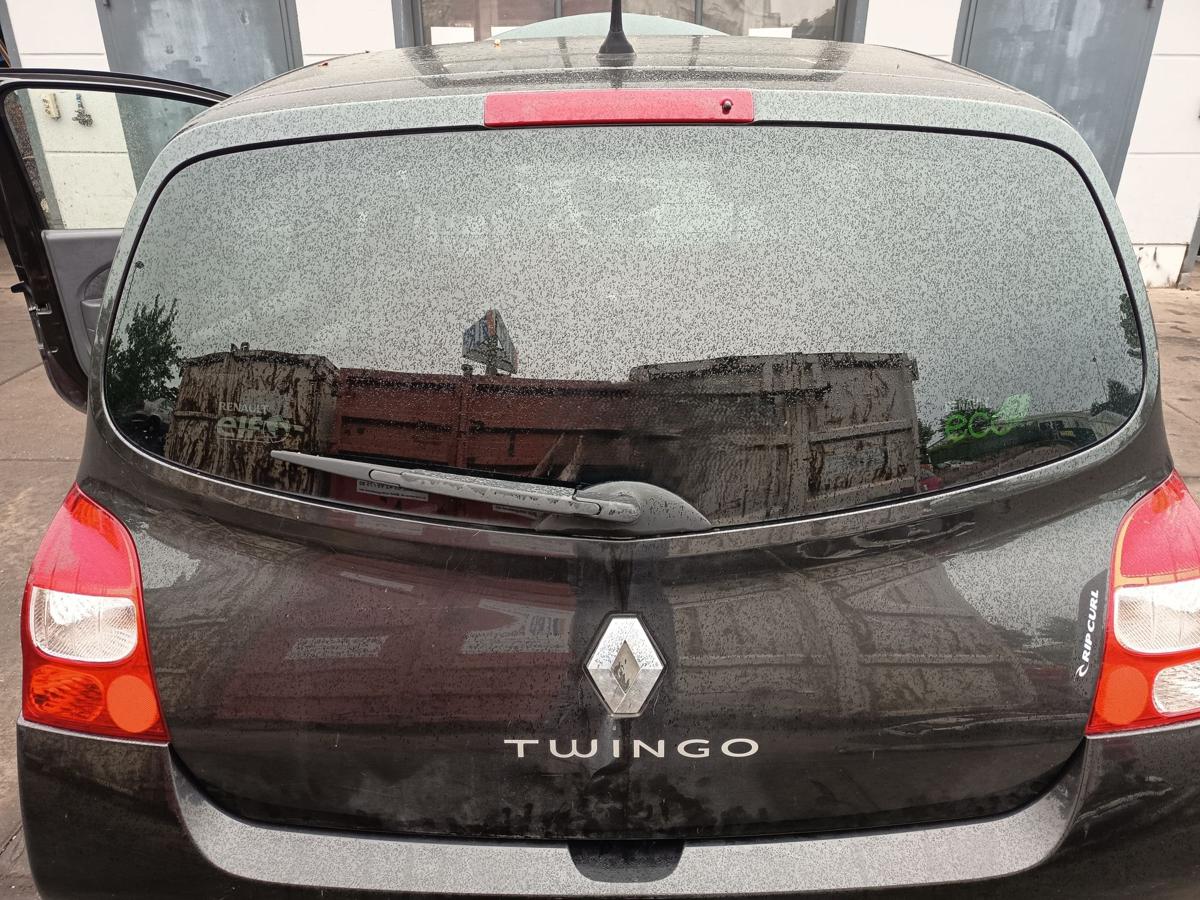 Renault Twingo II original Heckklappe mit Scheibe 676 Perlmuttschwarz Bj 2011