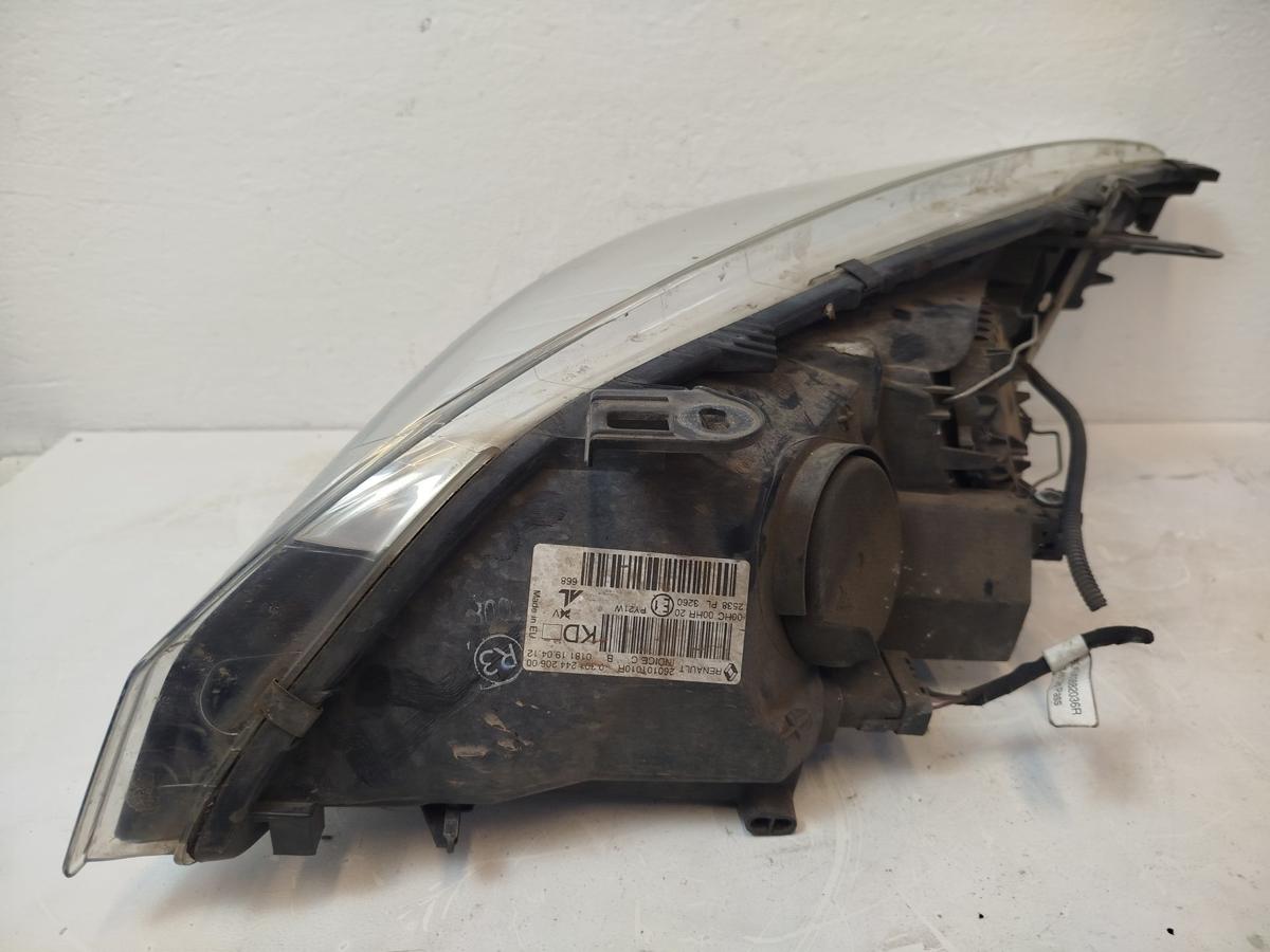 Renault Megane III 3 Scheinwerfer vorn rechts Halogen Frontscheinwerfer Lampe