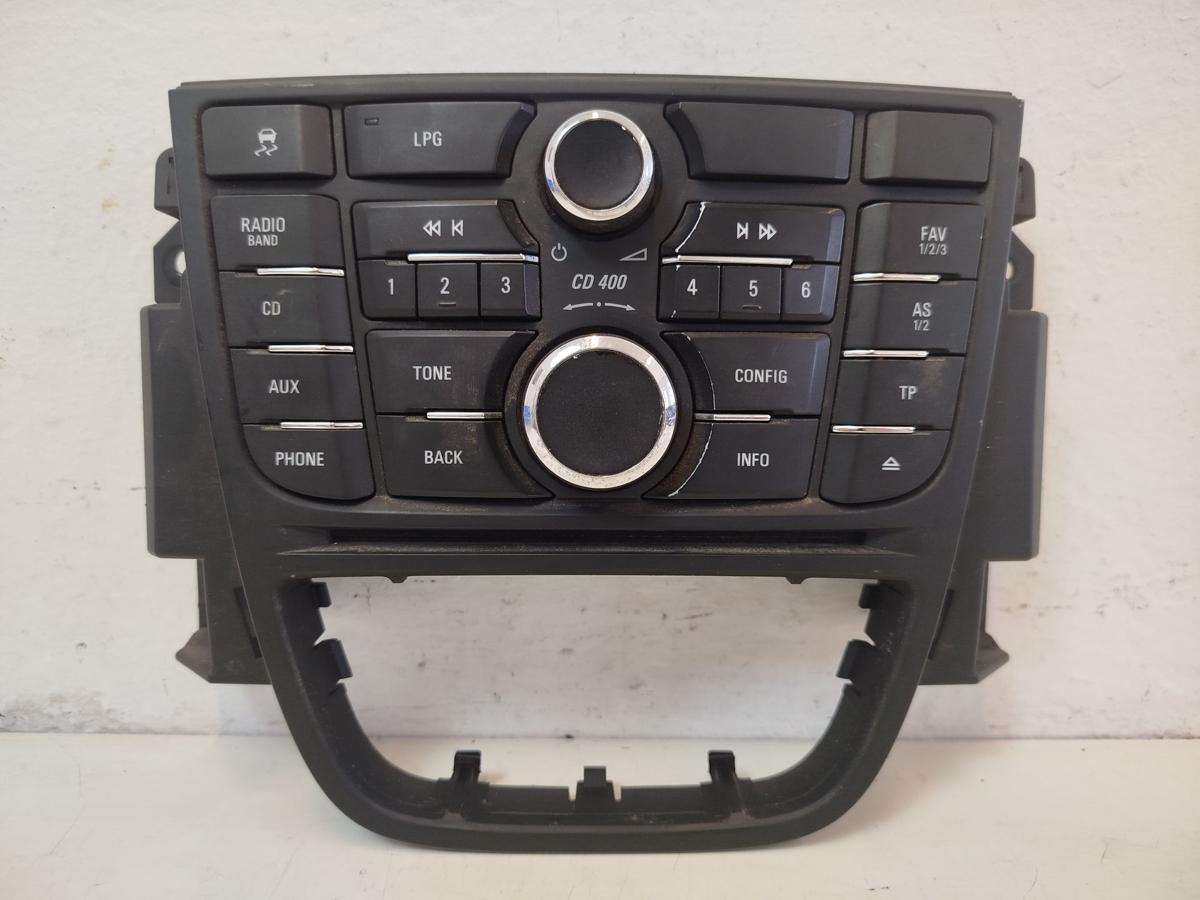 Opel Meriva B Radiobedienteil Radiobedienung Tasten Autoradio