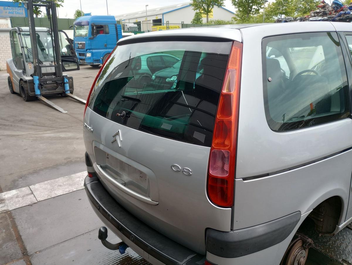 Citroen C8 orig Heckklappe mit Scheibe EZR Aluminiumgrau met Bj 2003