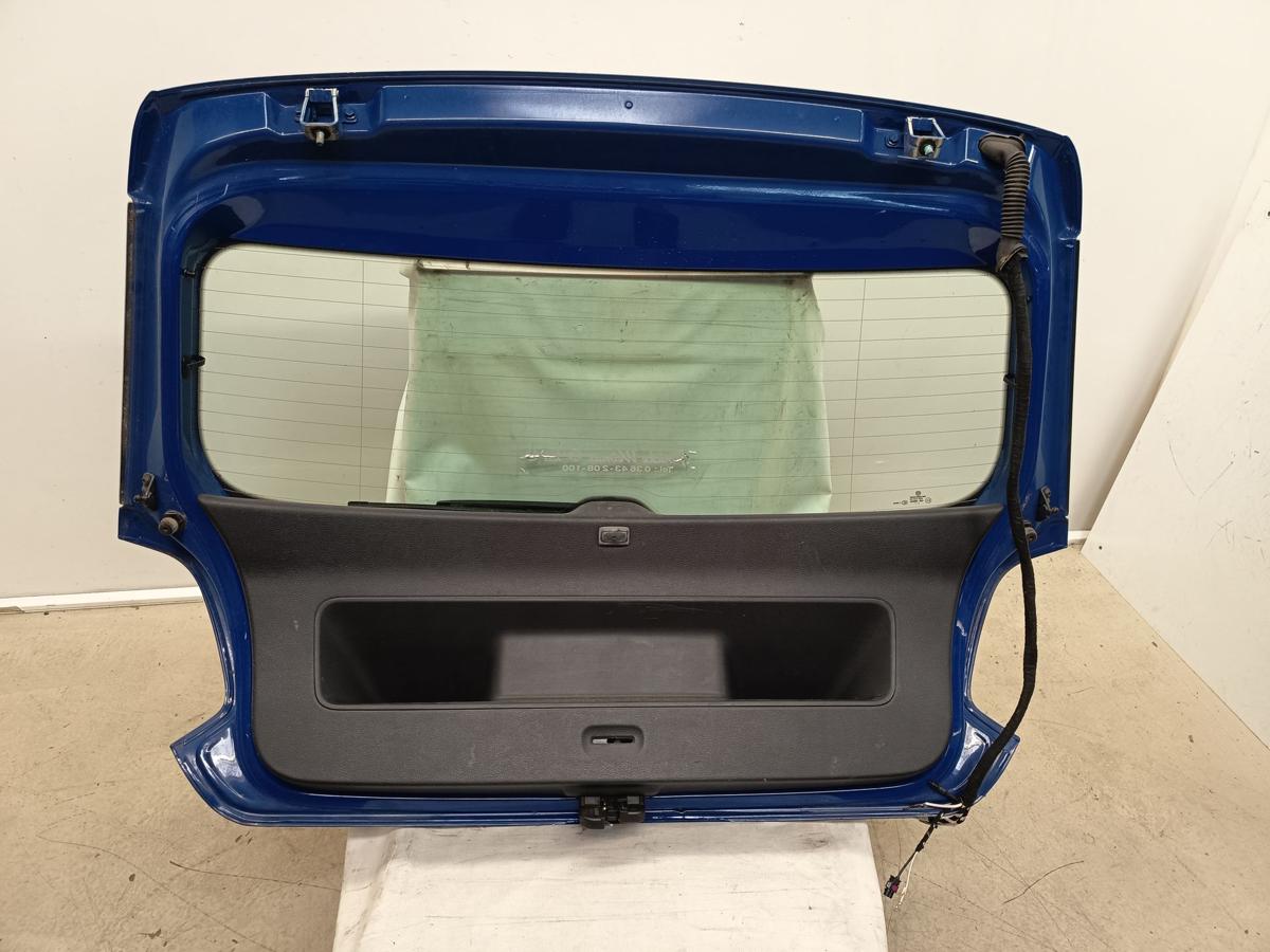 VW Polo V 6R original Heckklappe mit Scheibe D5E Meerblau Bj 2009