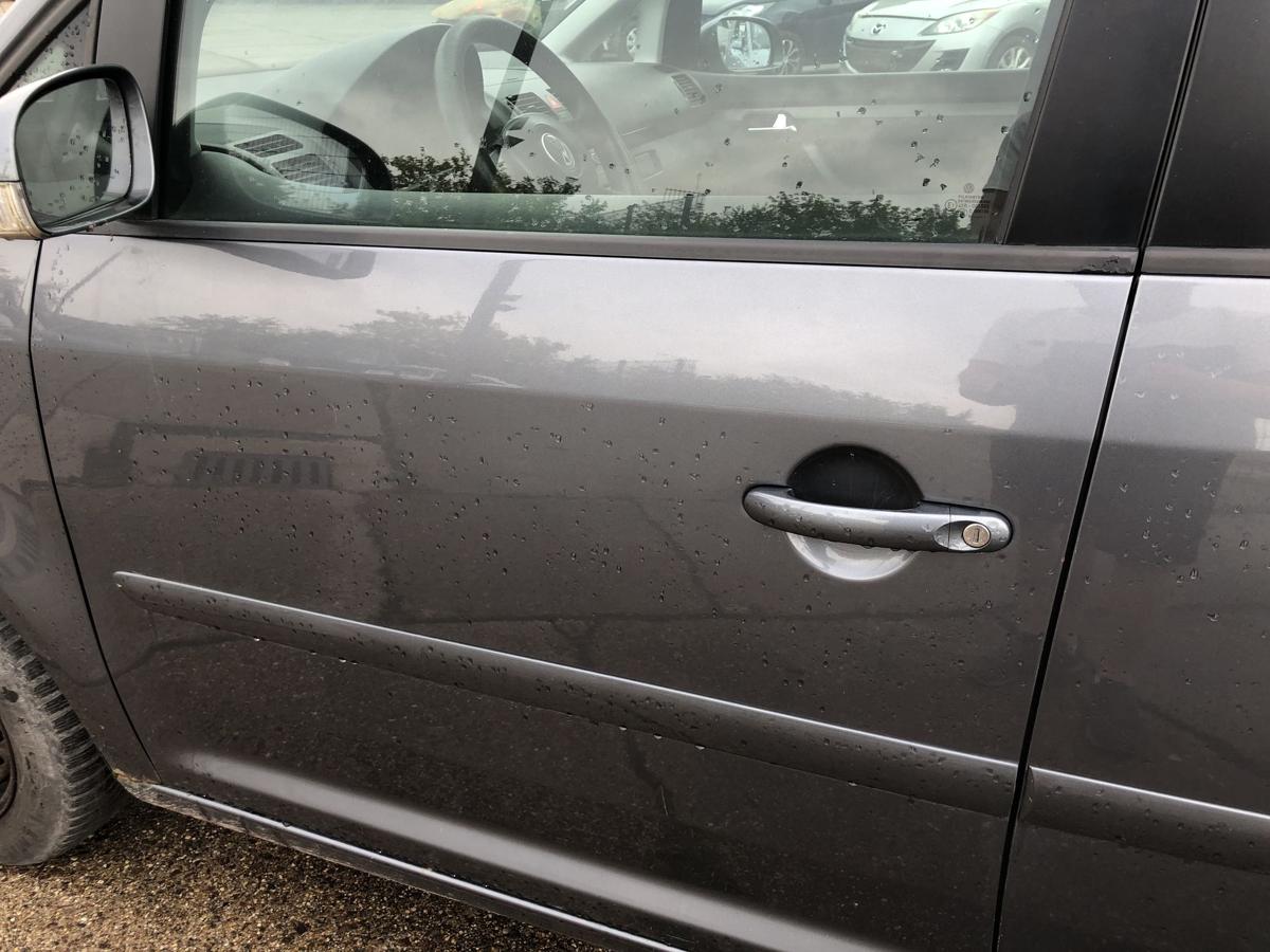 VW Touran 1T Tür vorn links Fahrertür im Rohbau LD7X Platinum Grey Metallic