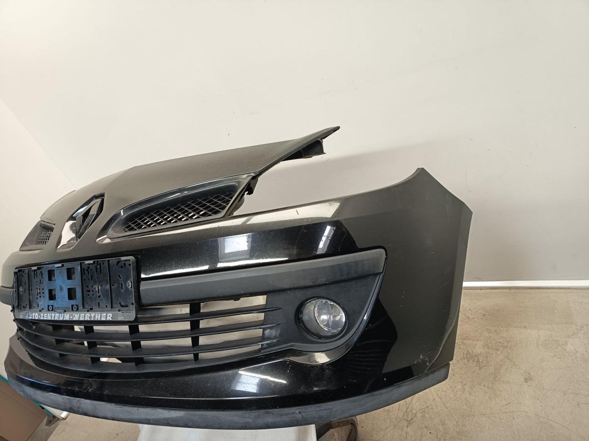 Renault Clio III original Stoßstange Fänger vorn/Front 676 Perlmuttschwarz Bj 06