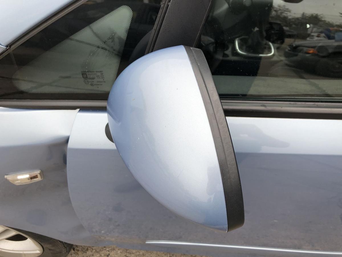 Opel Corsa D Außenspiegel links Seitenspiegel elektrisch Z21C Aeroblau Spiegel