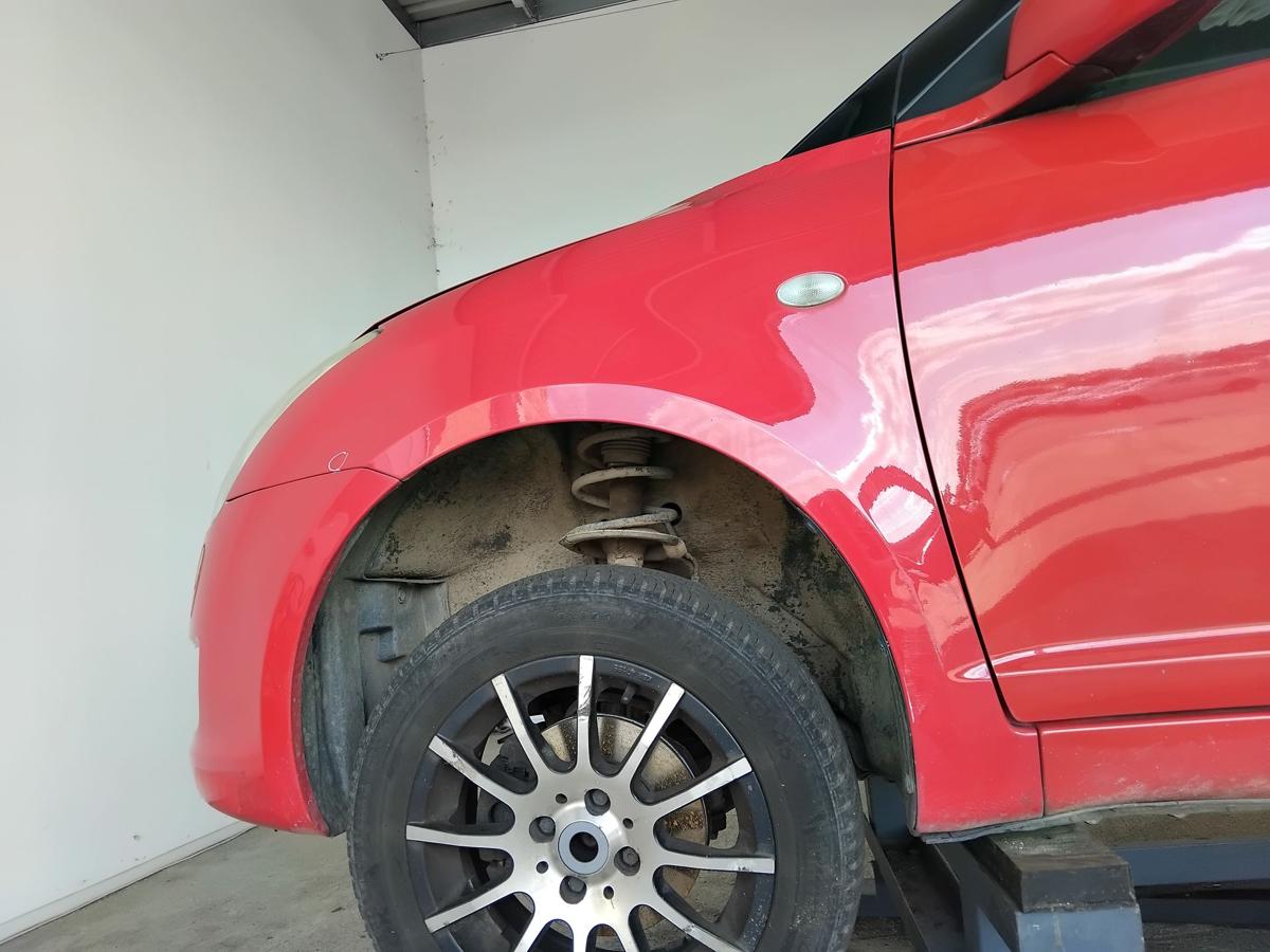 Suzuki Swift 4 MZ original Kotfl&uuml;gel vorn links ZCF Bright Red 5 BJ2008