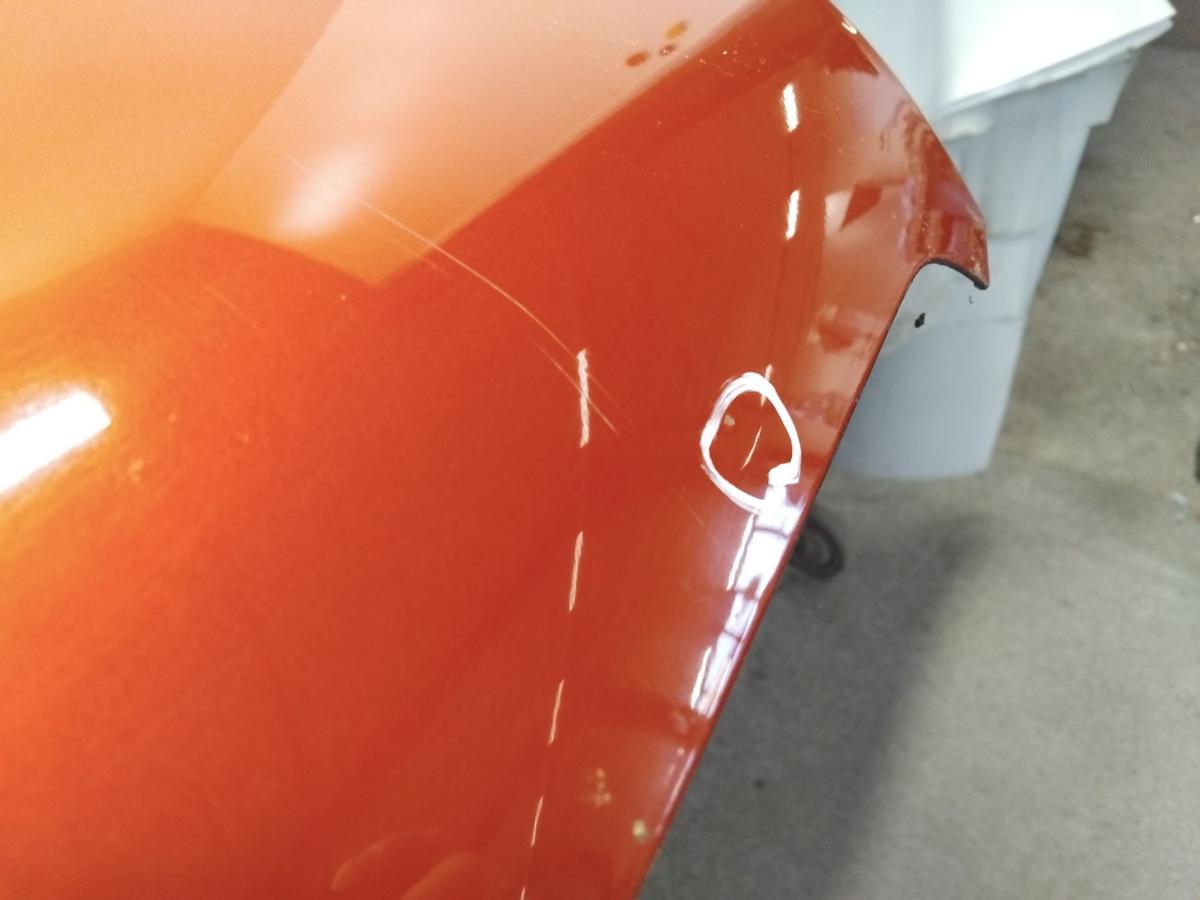 Chevrolet Aveo T250 Steilheck original Motorhaube dunkelrotmetallic Bj.2008