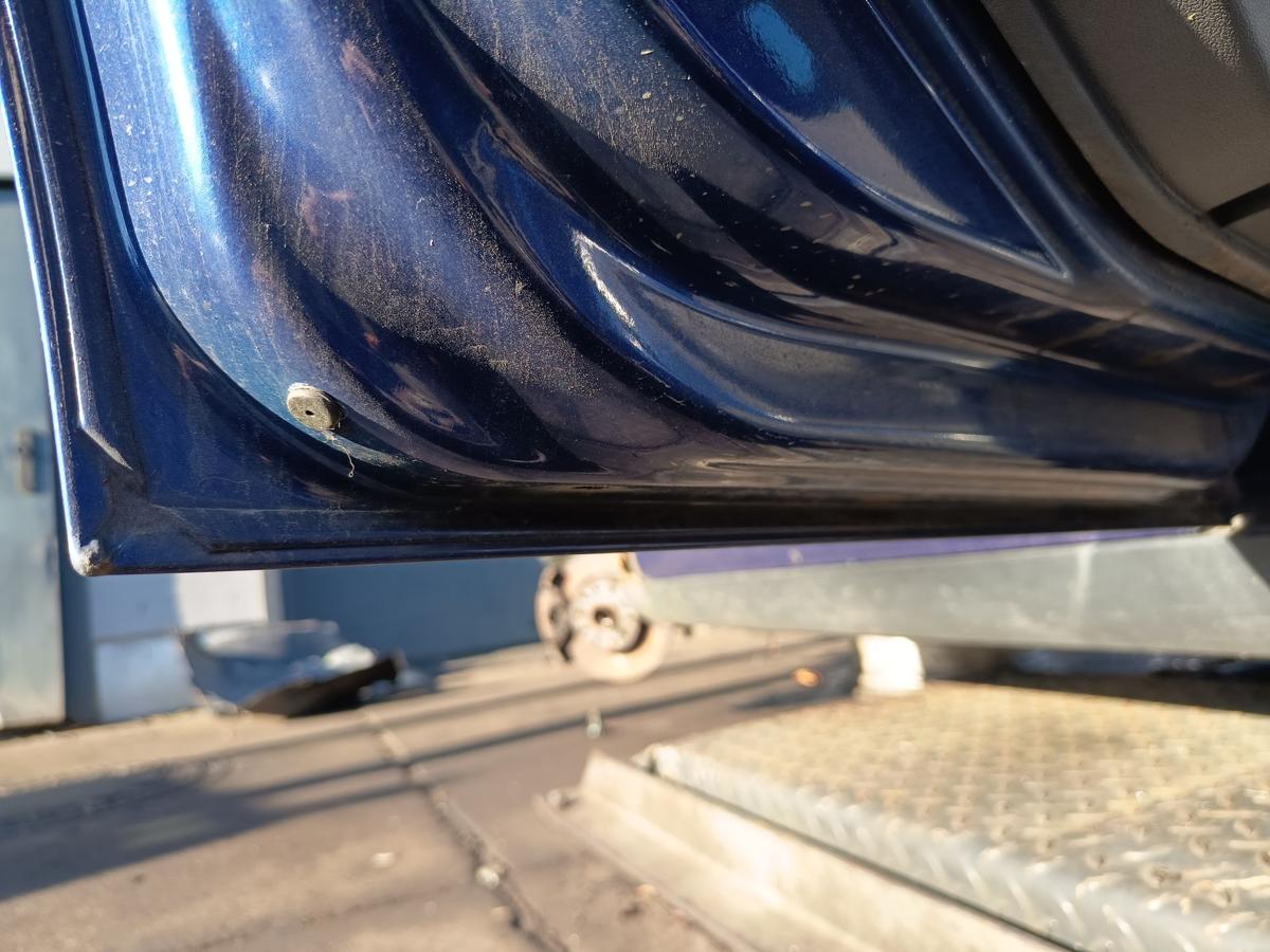 Seat Altea 5P orig Tür hinten links LS5S Blau Bj 2005