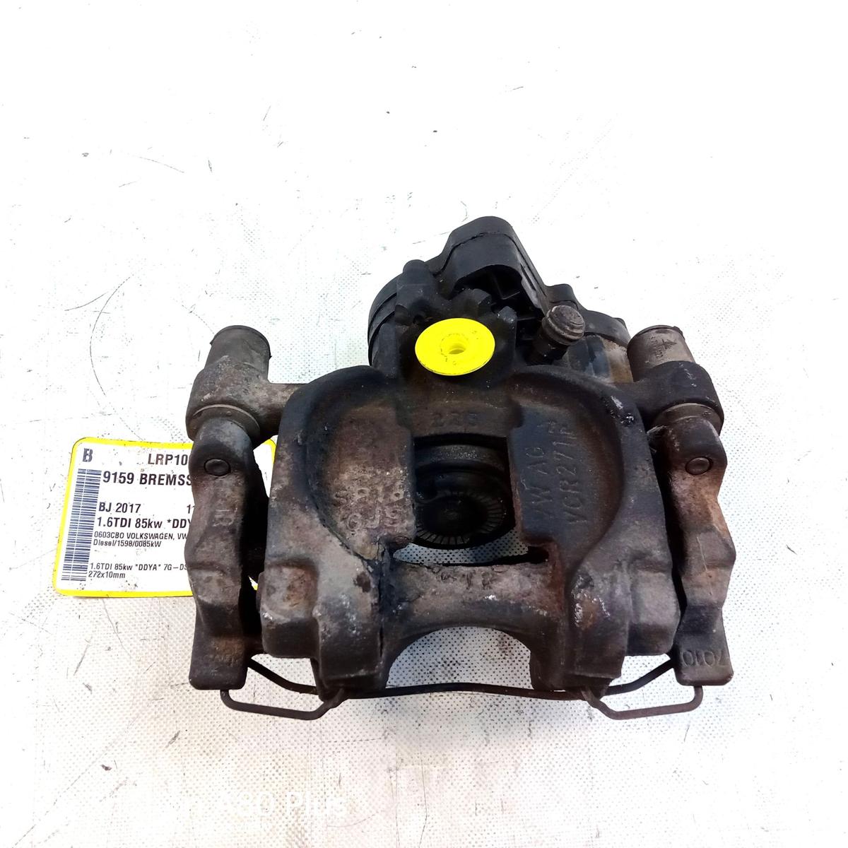 VW Golf 7 original Bremssattel hinten links 1.6TDI 85kw BJ2017 272x10mm