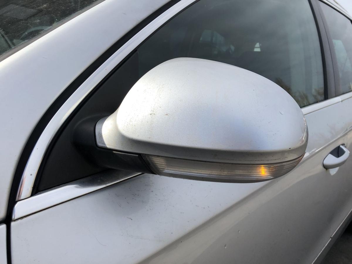 VW Passat 3C B6 Spiegel Au&szlig;enspiegel links R&uuml;ckspiegel elekt LA7W Reflexsilber