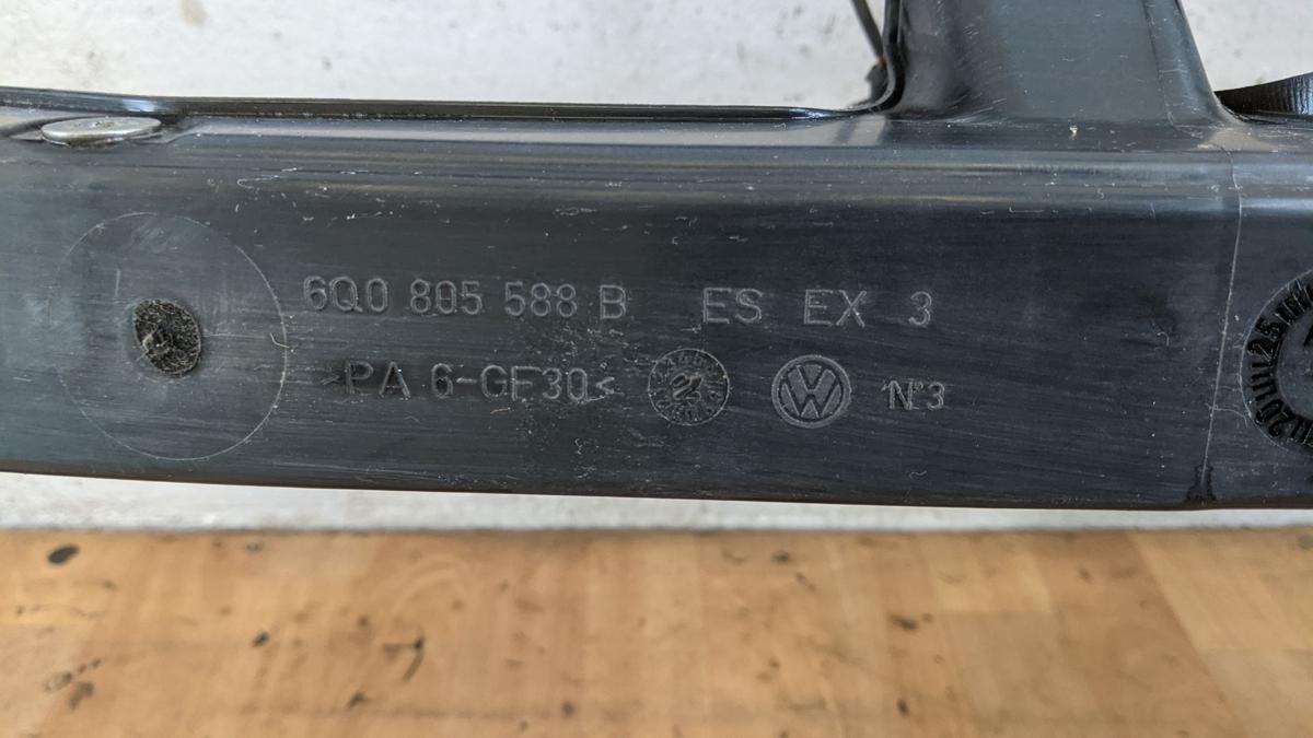 VW Polo 9N 9N1 Schlossträger Frontmaske Frontmittelteil