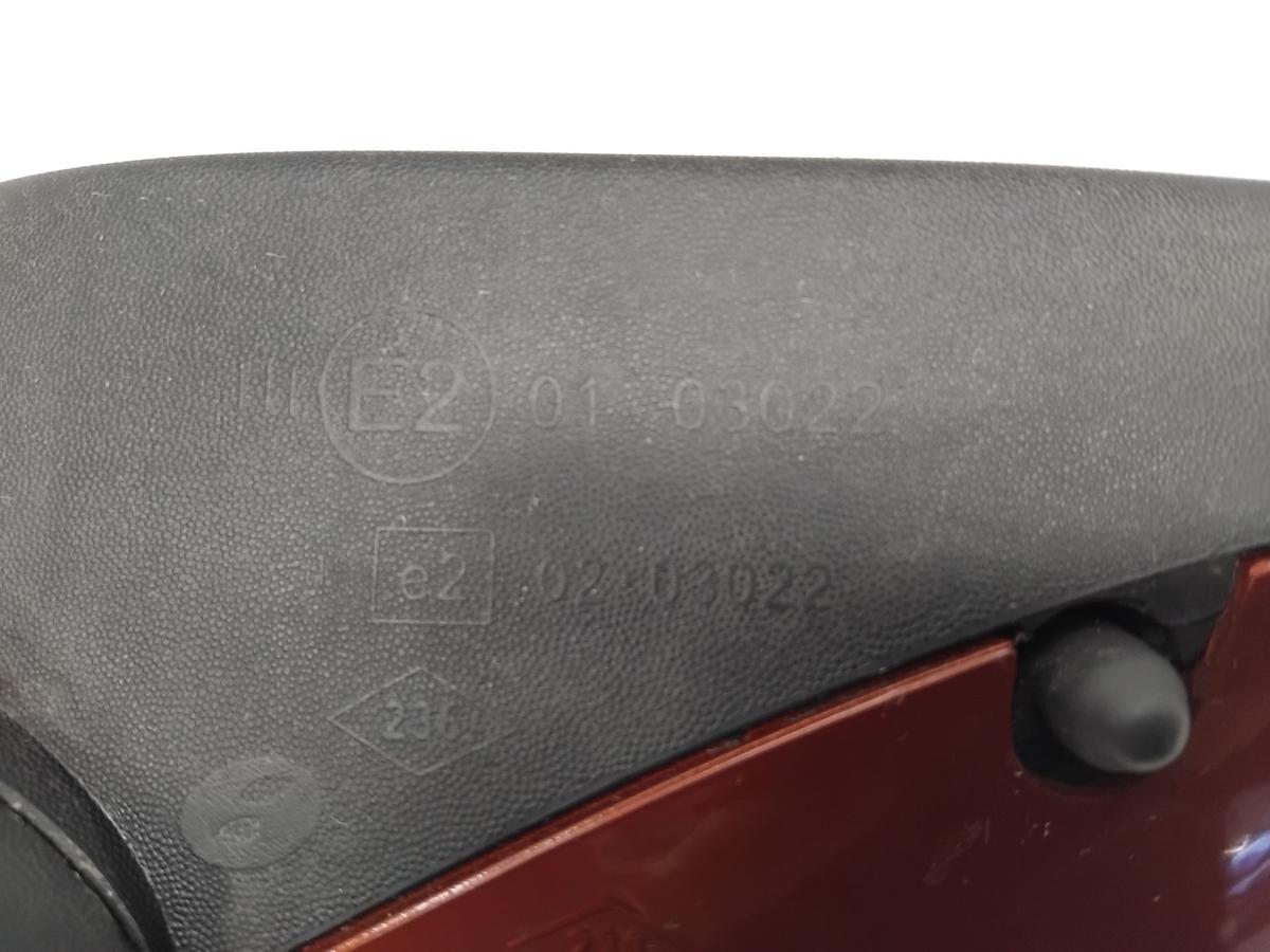 Renault Modus original Au&szlig;enspiegel rechts feuerrotmetallic TE876 Bj.2005 elektrisch