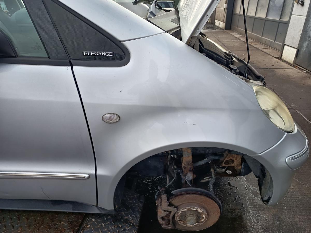 Mercedes W168 Mopf original Kotfl&uuml;gel rechts Seitenteil 761 Polarsilber Bj 2001