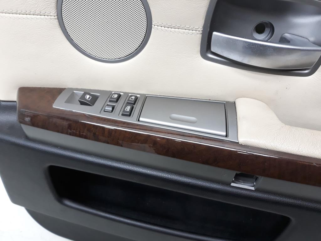 BMW 7er E65 Baujahr 2005 Türverkleidung hinten rechts Leder Beige Dunkelgrau