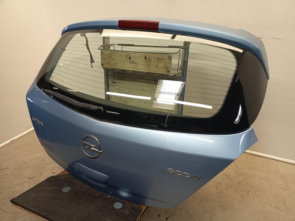 Opel Corsa D original Heckklappe mit Scheibe 5 TRG Z22R Crinan Blue Bj 2013