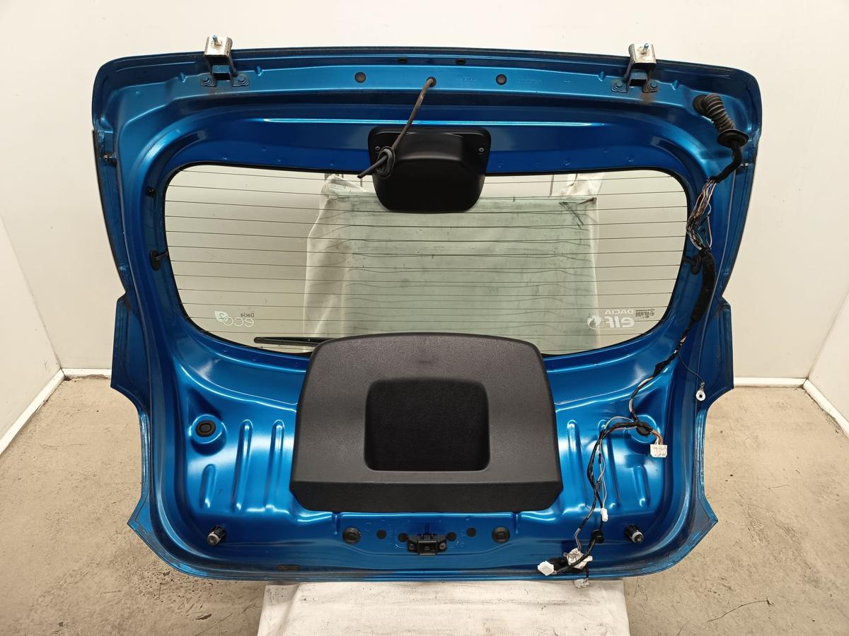 Dacia Sandero II Stepway Bj 2015 original Heckklappe mit Scheibe Blue Dacia Sandero II Stepway Bj 2015 original Heckklappe mit Scheibe Blue