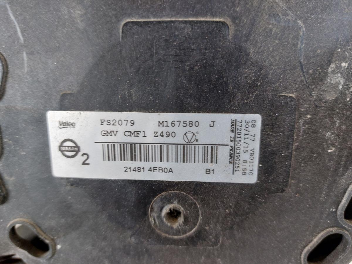 Nissan Qashqai J11 Elektrol&uuml;fter L&uuml;fter Motork&uuml;hlung mit Zarge 1.2 85kw HRA2DDT