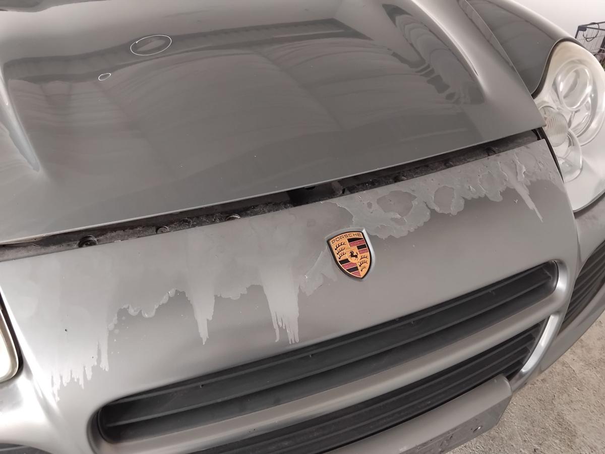 Porsche Cayenne 9PA Turbo orig.Stossfänger Stoßstange vorn SRA PDC BJ2003 LD7Z Titanium
