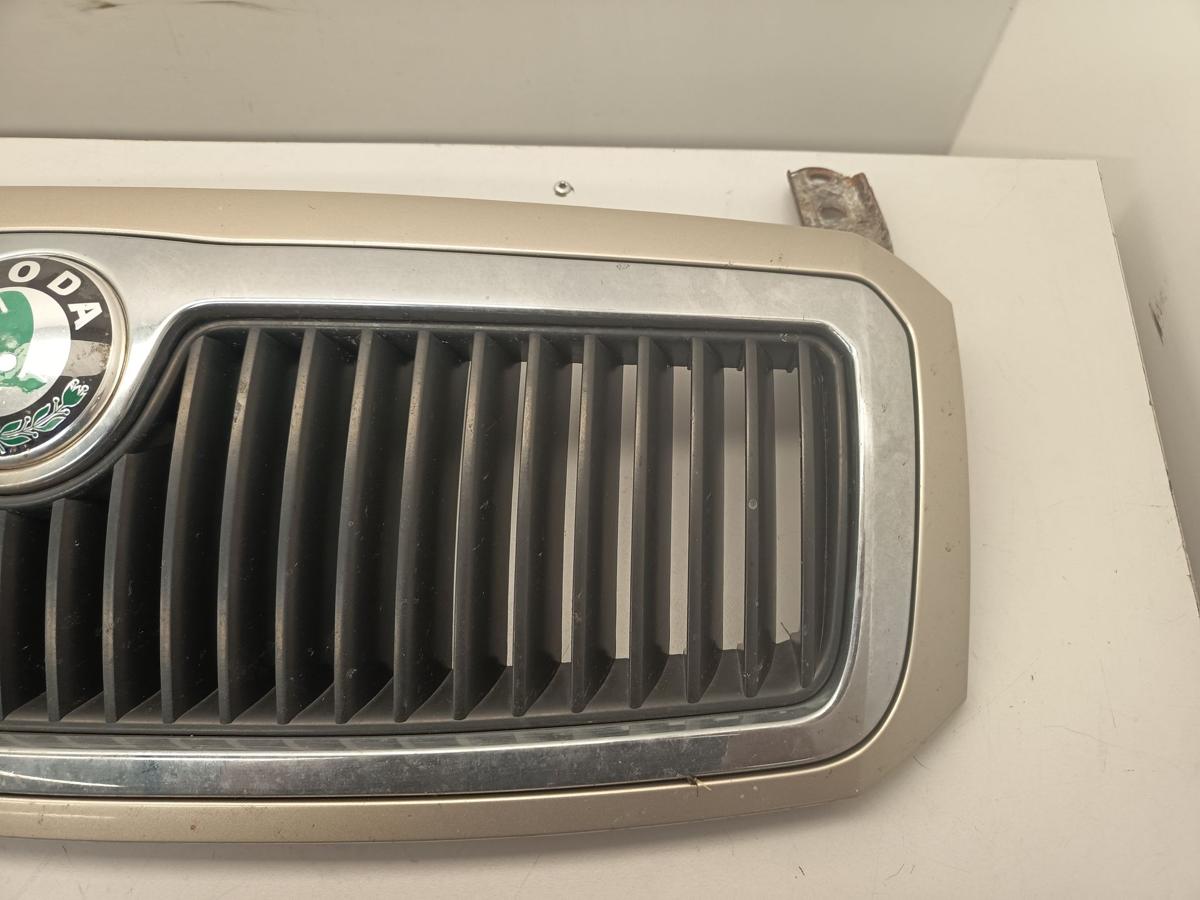 Skoda Fabia 6Y original K&uuml;hlergrill LF8F Saharabeige Baujahr 2006