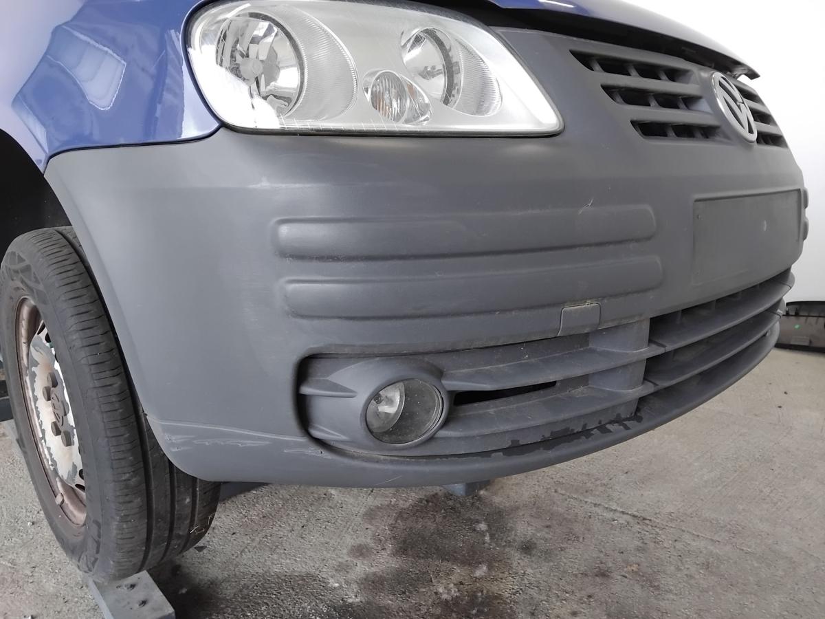 VW Caddy 2K orig Sto&szlig;f&auml;nger Sto&szlig;stange vorn dunkelgrau unlackiert BJ2009 Kratzer