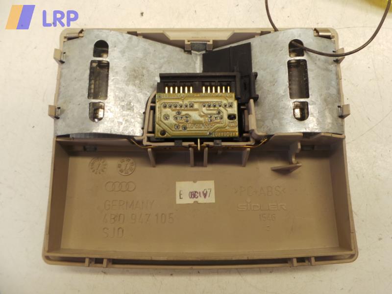 LESELAMPE V; Innenleuchte V; A6/S6 (4B,BIS 05/01); TYP 4B AB 05/97 BIS 05/01; 4B0947105; 4B0947105