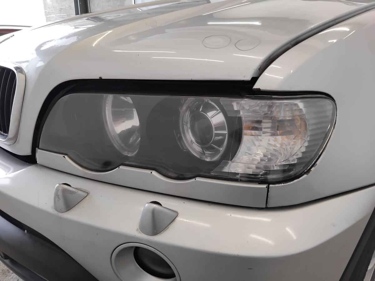 BMW X5 E53 Xenon Scheinwerfer links Depo schwarz BJ2000 Angel Eyes