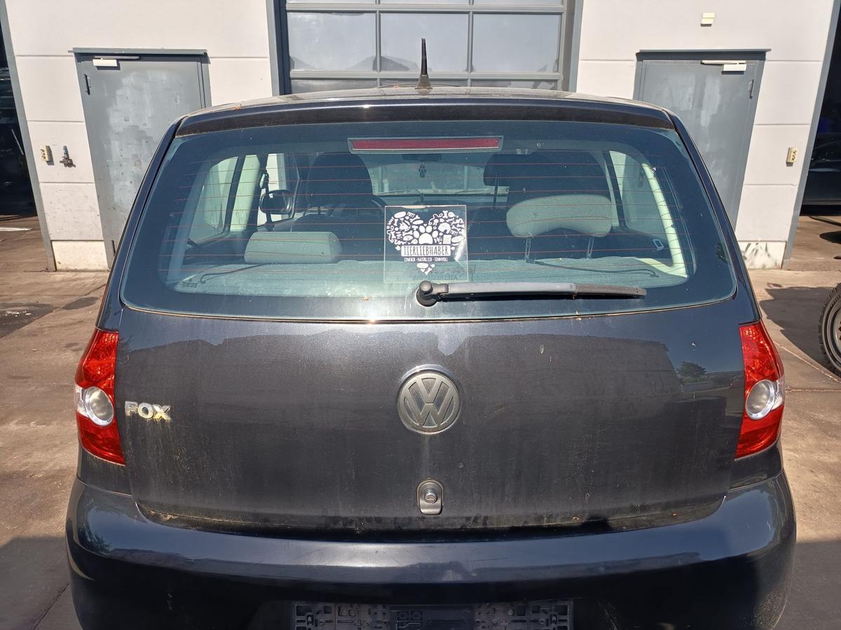 VW Fox original Heckklappe mit Scheibe LC9Z Black Magic Metallic Baujahr 2009