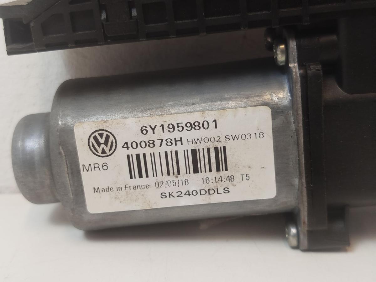Skoda Fabia 6Y Fensterhebermotor vorn links Fahrert&uuml;r Hebermotor OEM