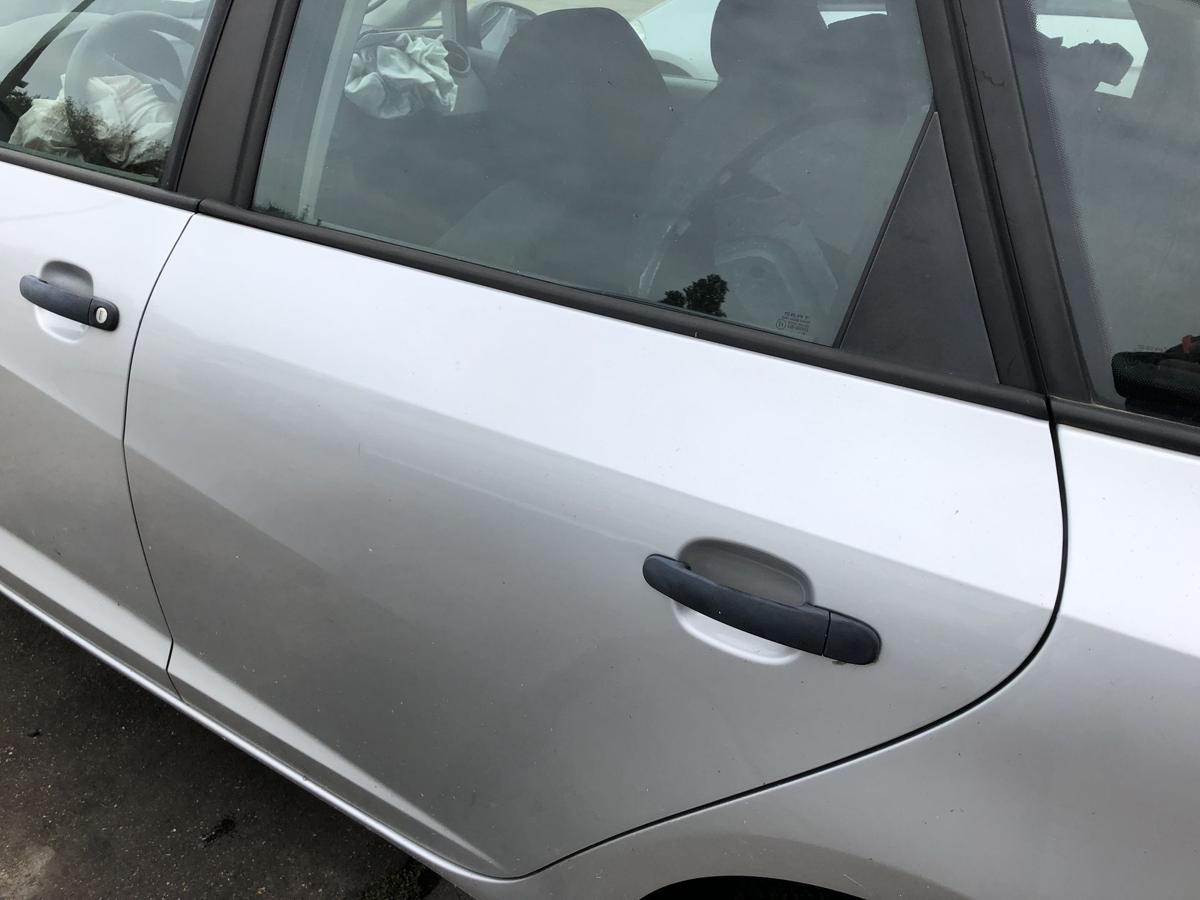 Seat Ibiza 6J 6P ST Kombi Tür hinten links Fondtür Roh LX7W Eissilber Metallic