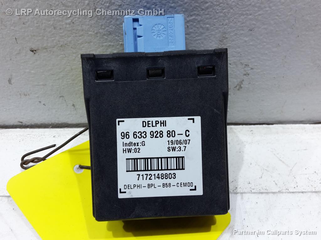 Citroen C4 Grand Picasso BJ 2007 Steuergerät ECU 9663392880C