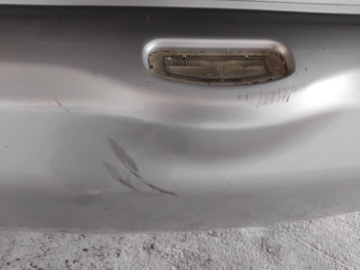 Nissan Micra K12 original Stoßstange Stoßfänger hinten KY0 Sportysilver BJ2005