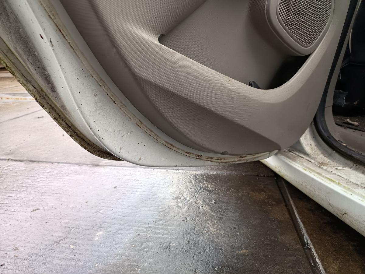 Renault Zoe original T&uuml;r hinten links OY369 Arktis Weiss Baujahr 2014