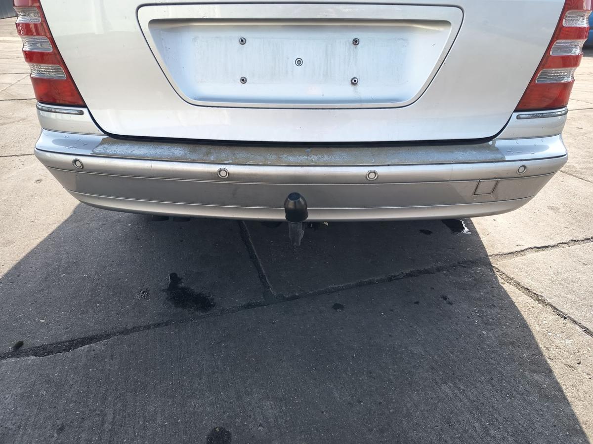 Mercedes S203 original Sto&szlig;stange F&auml;nger hinten Heck 744 Brillantsilber Bj 2002