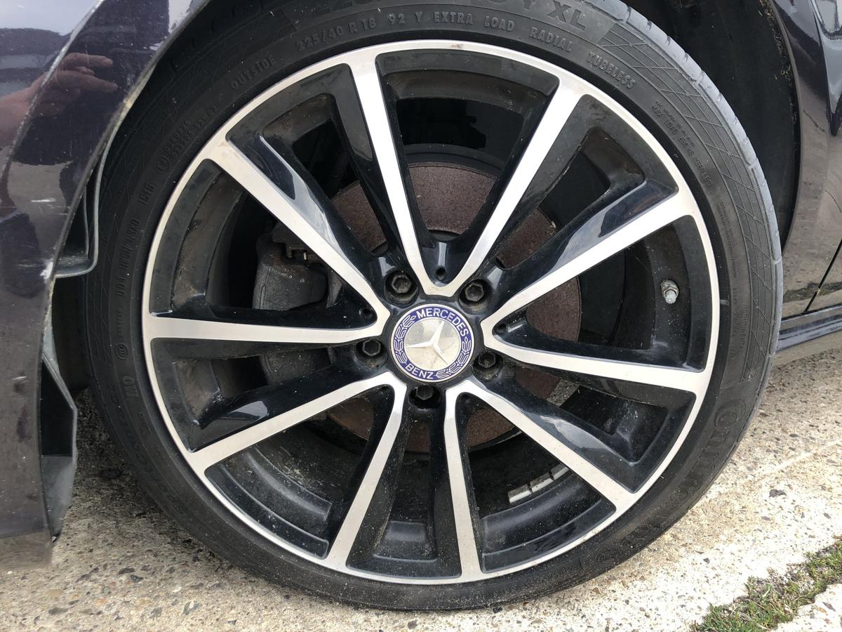 Mercedes CLA C117 bis 16 Felgensatz Alufelgensatz glanzgedreht 7.5x18 ET52 OE
