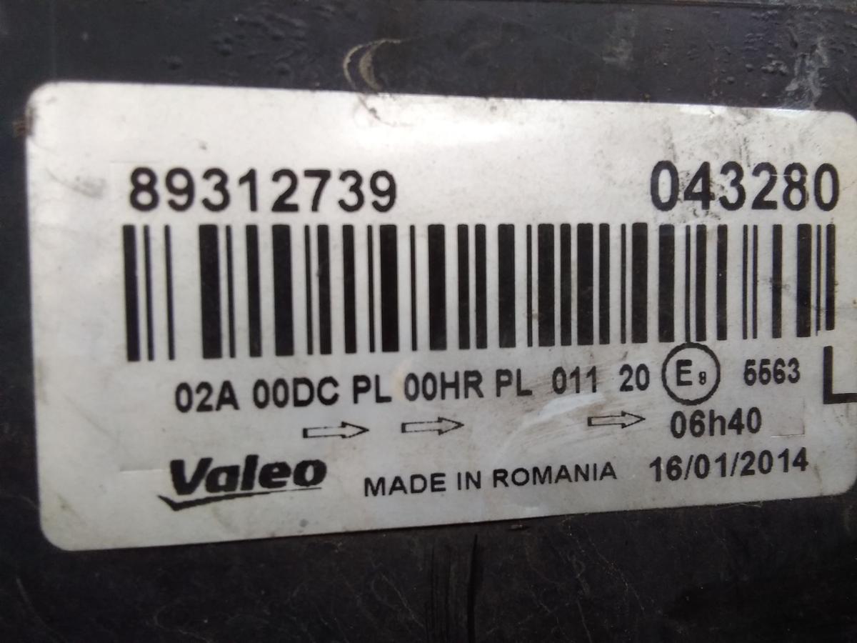 Renault Megane 2 Facelift original Scheinwerfer links Valeo mit LWR Bj.2008