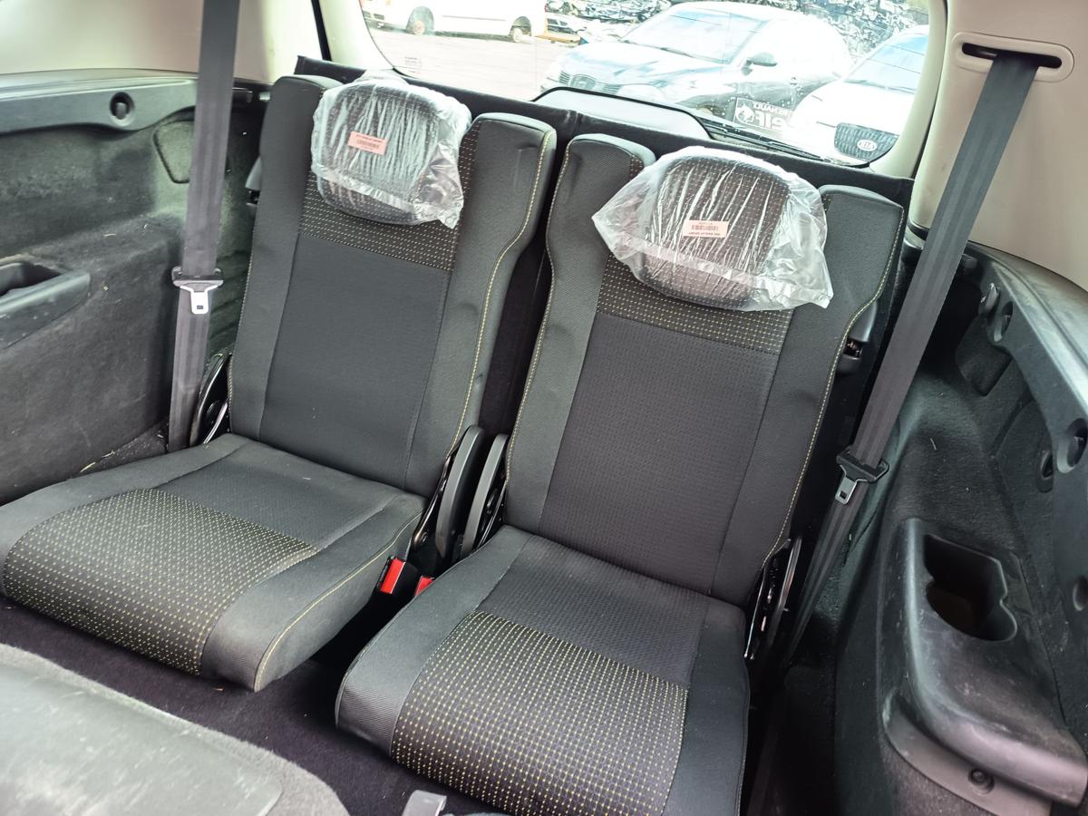 Renault Grand Scenic 3 original R&uuml;cksitze Reihe 3 komplett Stoff grau Bj 2009