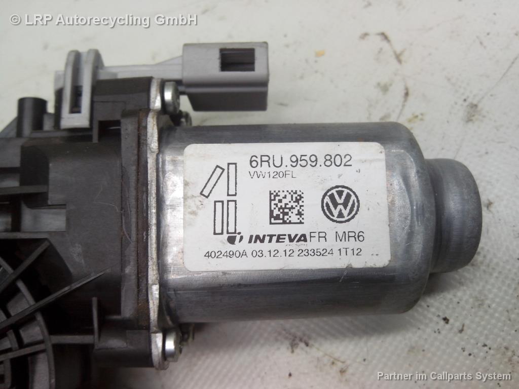 VW UP Fensterhebermotor vorn links 6RU959802 ohne Hebermechanik BJ2013