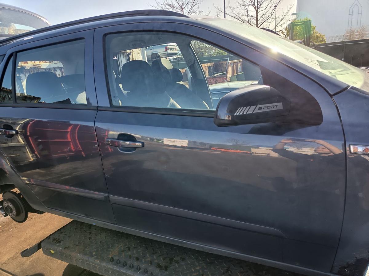 Opel Astra H original T&uuml;r vorn rechts Beifahrer Z168 Metroblau Bj 2006