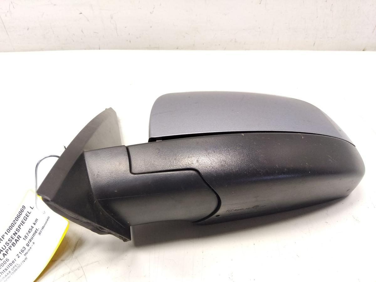 Opel Meriva A original Au&szlig;enspiegel links elektrisch anklappbar Bj.2006 Z163 lichtsilber