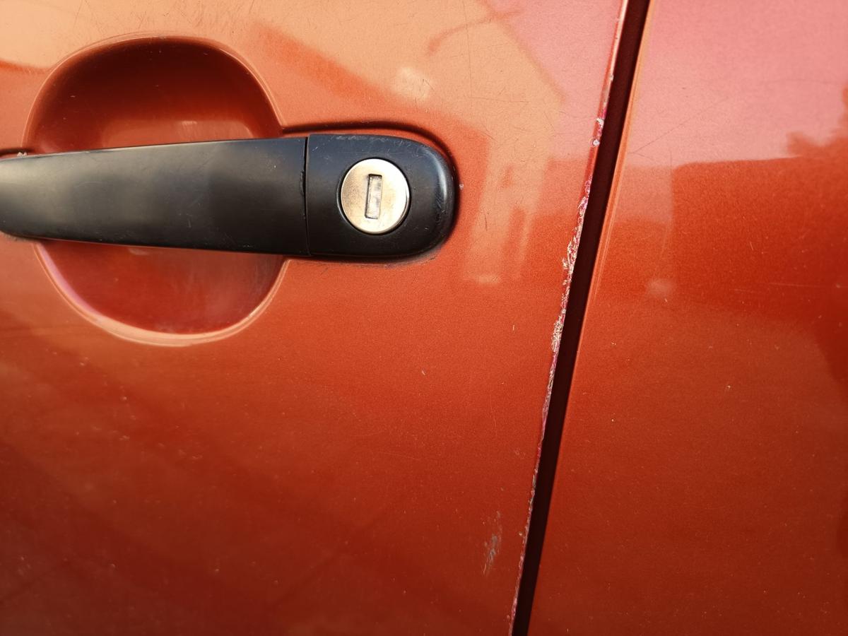 Skoda Fabia II 5J original T&uuml;r vorne links LF3H Orange Baujahr 2007
