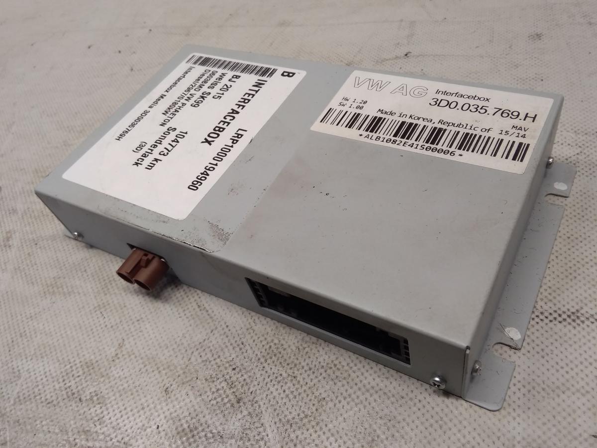 VW Phaeton GP4 original Interfacebox Media 3D0035769H Bj.2015