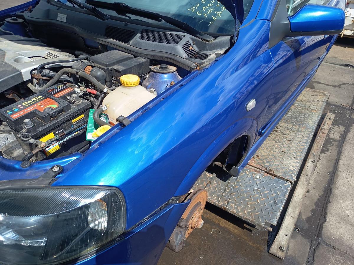 Opel Astra G Coupe original Kotfl&uuml;gel links Seitenteil 2KU Europablau Bj 2002
